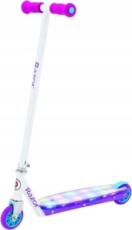 Trotinet elektrik Razor Party Pop, 10.8V lithium ion, LED me drita, i bardhë