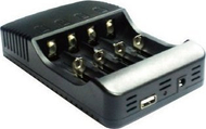 Karikues multifunksional Extra Digital DV00DV2817, 4 kanale, USB power bank, gri