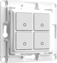 Ndërprerës muri Shelly Wall Switch 4, 4 butona, 80 x 80 mm, i bardhë