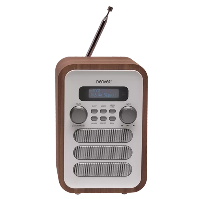 Radio Denver FM me Bluetooth DAB-48 e bardhë