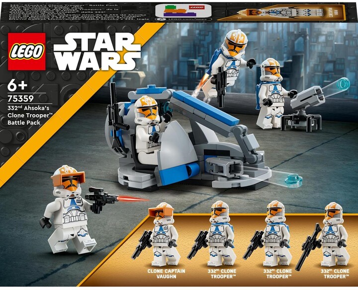 Set LEGO® Star Wars™ 75359 332nd Legion Ahsoka Clone Trooper Battle Pack