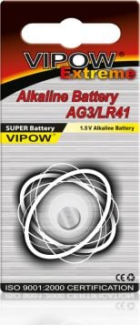 Bateri alkaline Rebel Extreme AG3, 1.5V, LR41, argjendtë