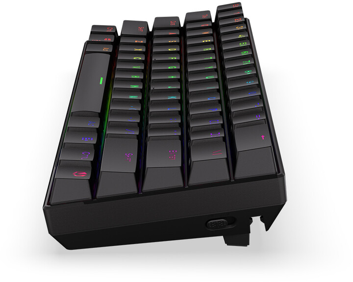 Tastierë Endorfy Thock Compact Wireless Red, Kailh Box Red, US, e zezë