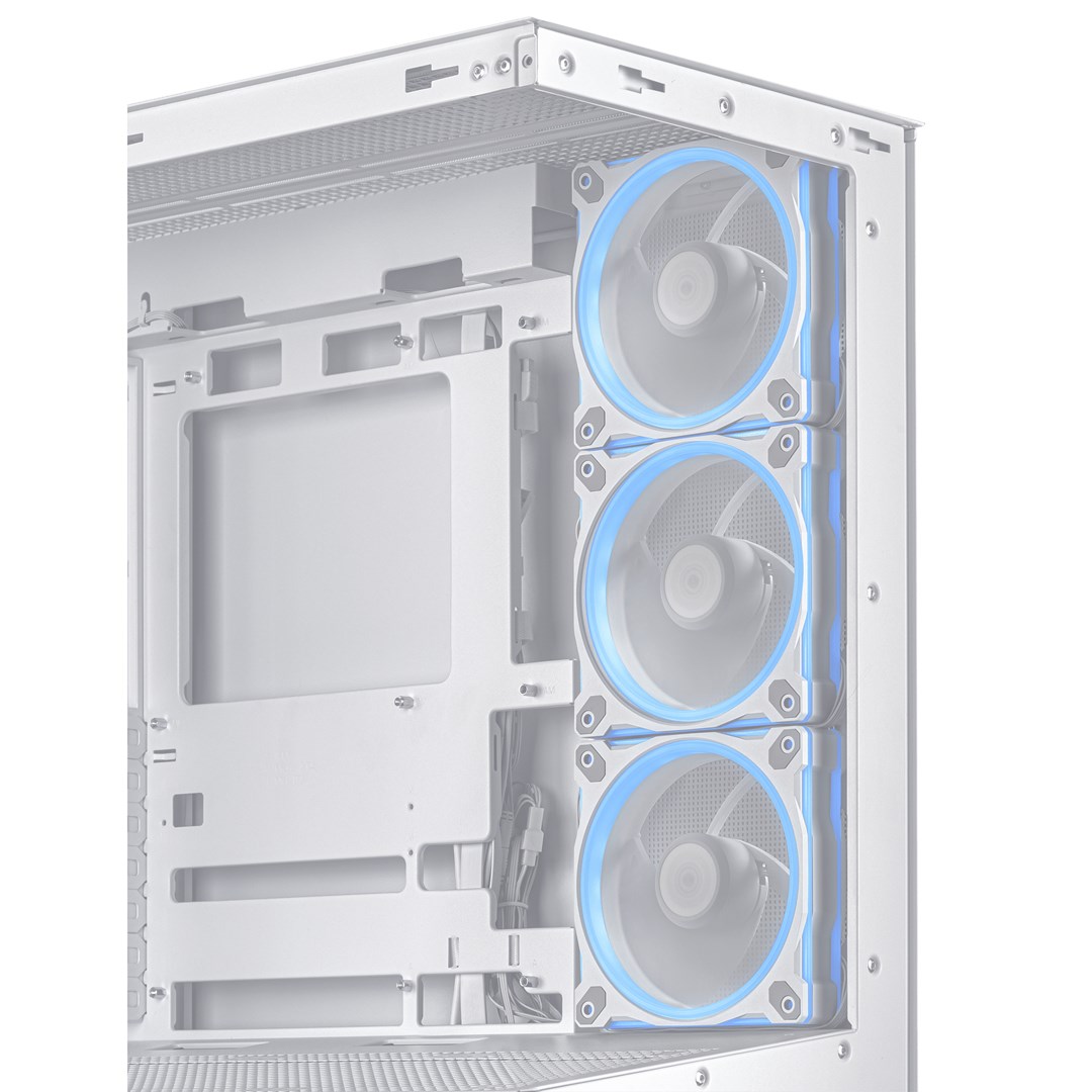 Kuti PC gaming ASUS A31 PLUS TG, mid tower, ARGB, e bardhë