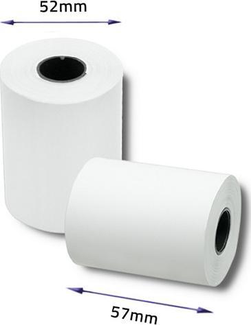 Rrotullë termike Qoltec QOLTEC 57mm x 30m, 55g/m², set 10 copë