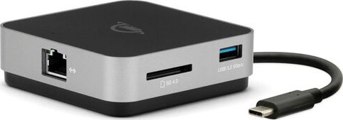 Dock USB C OWC Travel Dock E OWCTCDK6P2SG, 6 porte, Power Delivery 100W, gri e zezë
