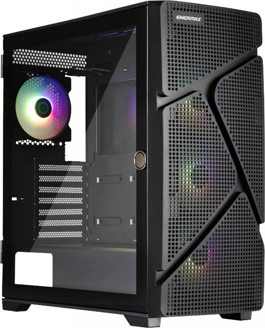 Kasë Enermax MarbleShell MS31 czarny ARGB, Midi Tower