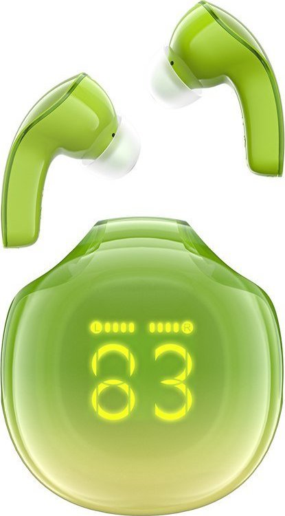 Kufje pa tel Acefast T9, Bluetooth 5.3, IPX4, të gjelbra