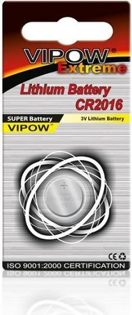Bateri VIPOW Extreme CR2016, 1 copë