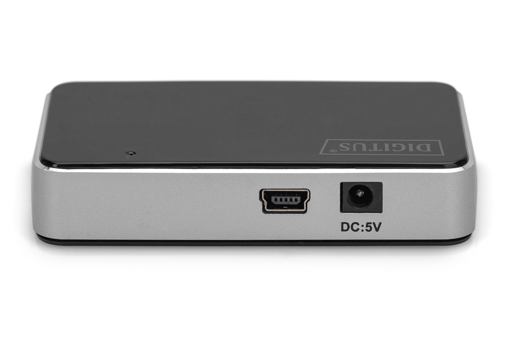 Qendër USB Digitus 4-Port USB 2.0 HighSpeed, e zezë