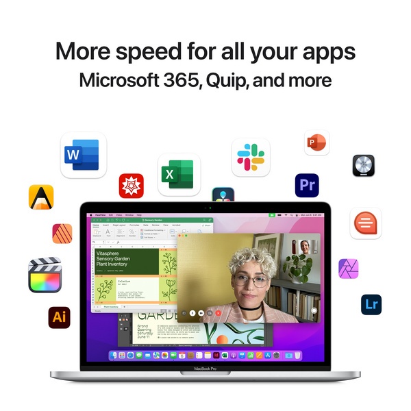 Apple MacBook Pro 13.3", M2 8-core, 16GB, 256GB, 10-core GPU, Silver