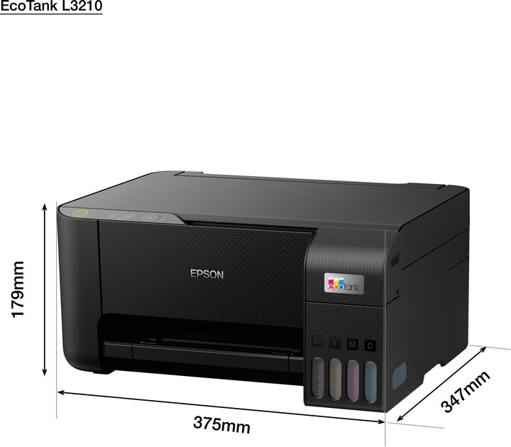 Printer Epson EcoTank L3210, sistem tank
