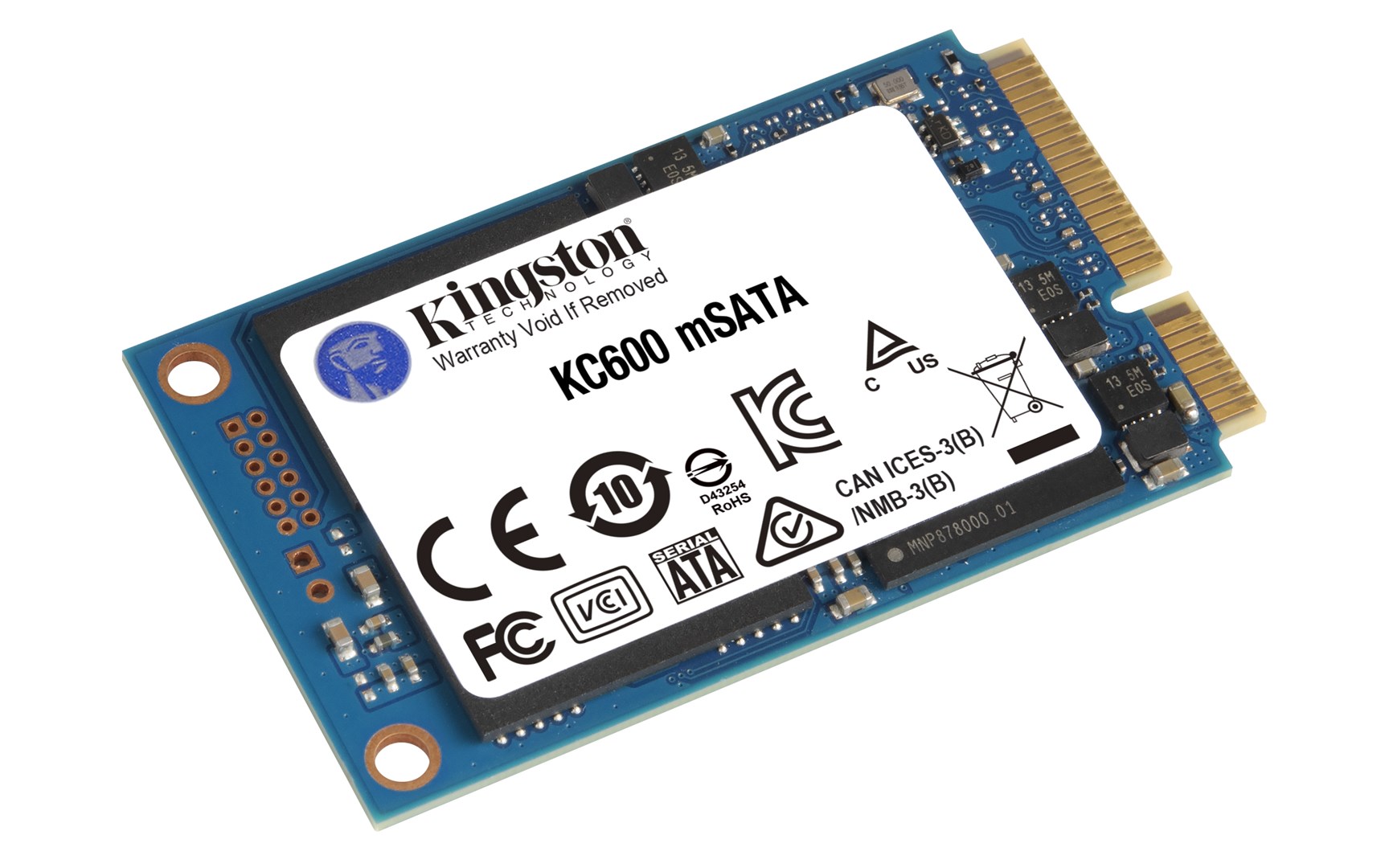 Disk SSD Kingston KC600MS, 512GB, mSATA, SATA III