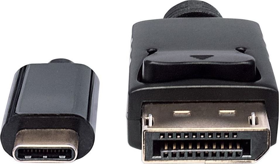 Kabllo Manhattan USB C në DisplayPort, 1 m, e zezë