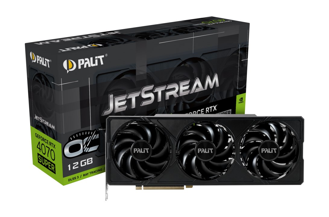 Kartelë grafike Palit GeForce RTX 4070 SUPER JetStream OC 12GB GDDR6X