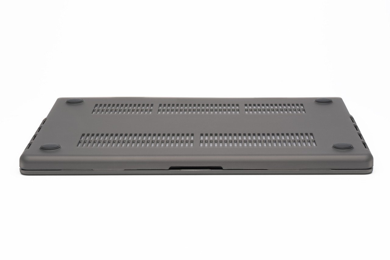 Kopertinë mbrojtëse ZAGG Snap On Hardshell për MacBook Air 13" M2 M3 M4, plastike, gri smoke
