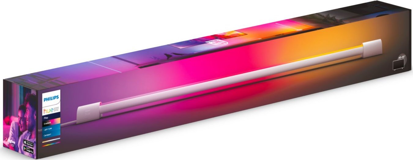 Tub drite inteligjent Philips Hue Play Gradient, 40-55", i bardhë