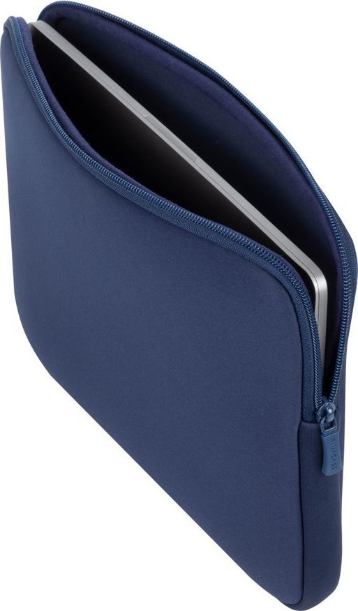 Çantë mbrojtëse për laptop RIVACASE, 13", memory foam, e zezë gri e errët