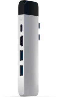 Përshtatës Satechi USB-C Pro HUB 4K Ethernet, i argjendtë