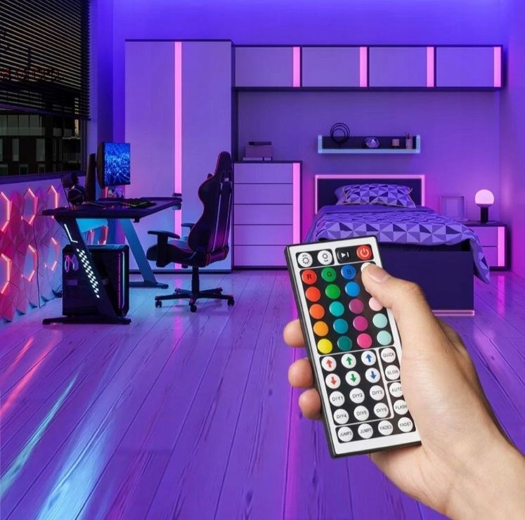 LED лента Vention PAEWJ EU, 5m, RGB, повеќебојна