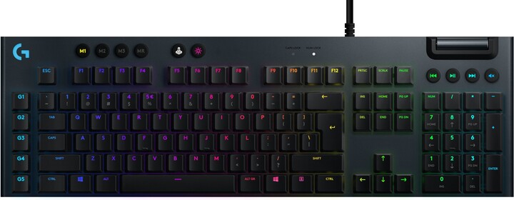 Tastierë Logitech G815 Lightsync, GL Clicky, US