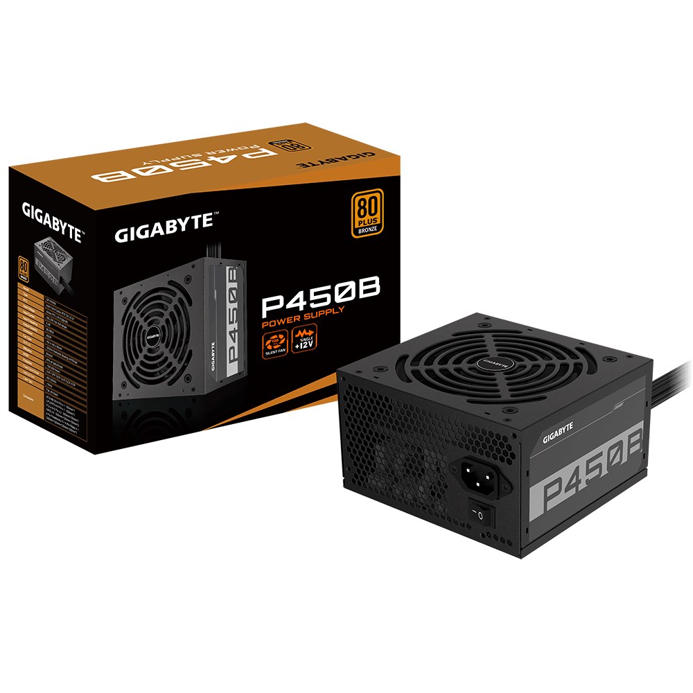 Burim energjie Gigabyte P450B, 20+4 pin ATX, 450 W
