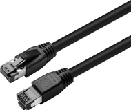 Мрежен кабел MicroConnect CAT8.1 S FTP, 10m, LSZH, црн