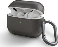 Mbulesë mbrojtëse UNIQ Glase për AirPods Pro, transparente, grafit