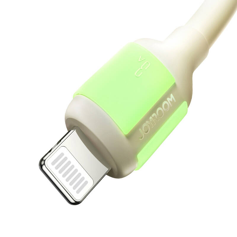 Kabllo karikimi Joyroom USB A në Lightning, 30W, 1.2m, e bezhë