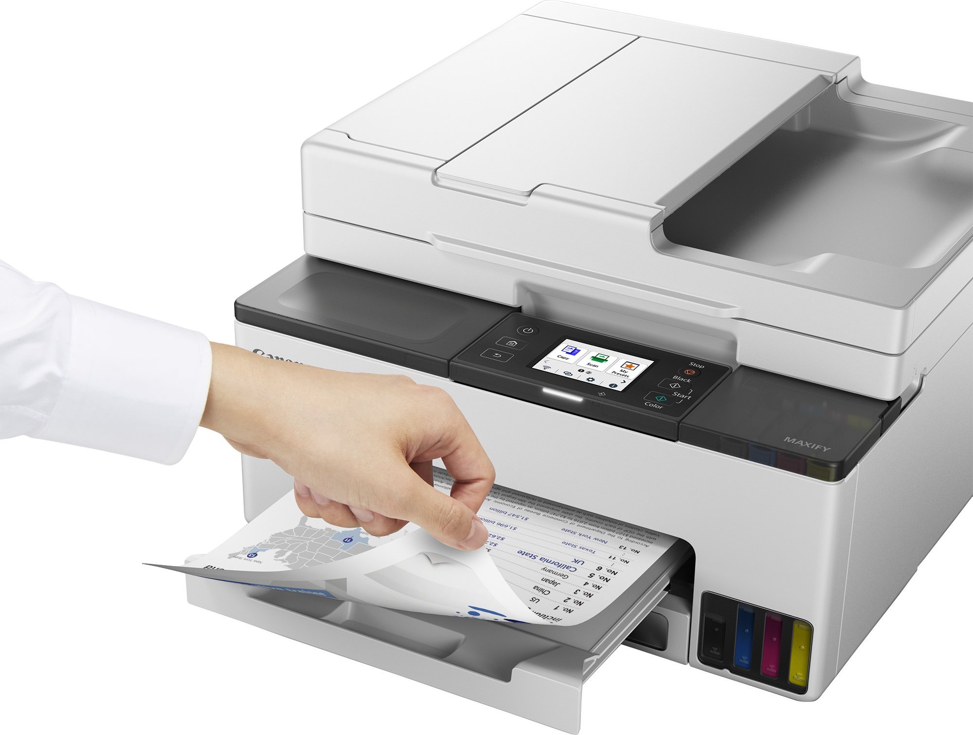 Pajisje multifunksionale Canon Maxify GX2050, Inkjet, WiFi, e zezë