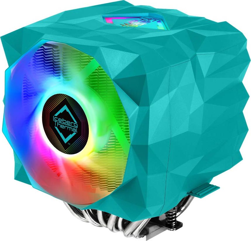 Ладилник за процесор Iceberg Thermal IceSLEET X9 Dual TR, 120mm, ARGB, тиркизна