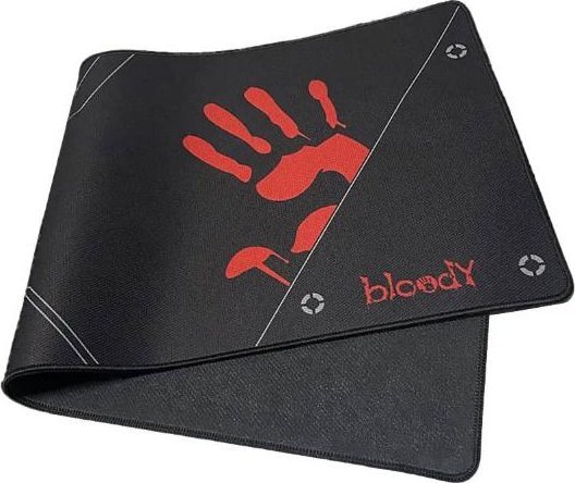 Mousepad A4TECH Bloody BP50L, sipërfaqe tekstil, bazë kundër rrëshqitjes, i zi