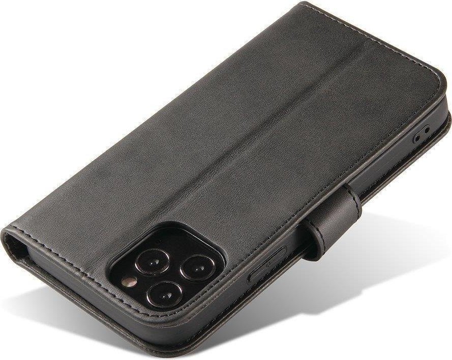 Këllëf magnetik Hurtel Magnet Case për Samsung Galaxy M53 5G, funksion stand, i zi