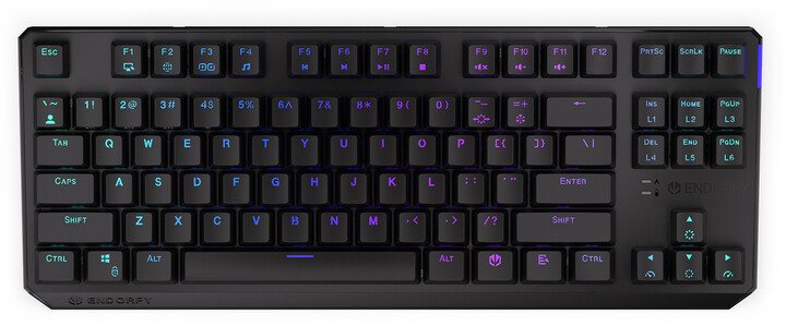 Tastierë Endorfy Thock TKL Wireless, Kailh Box Black, US