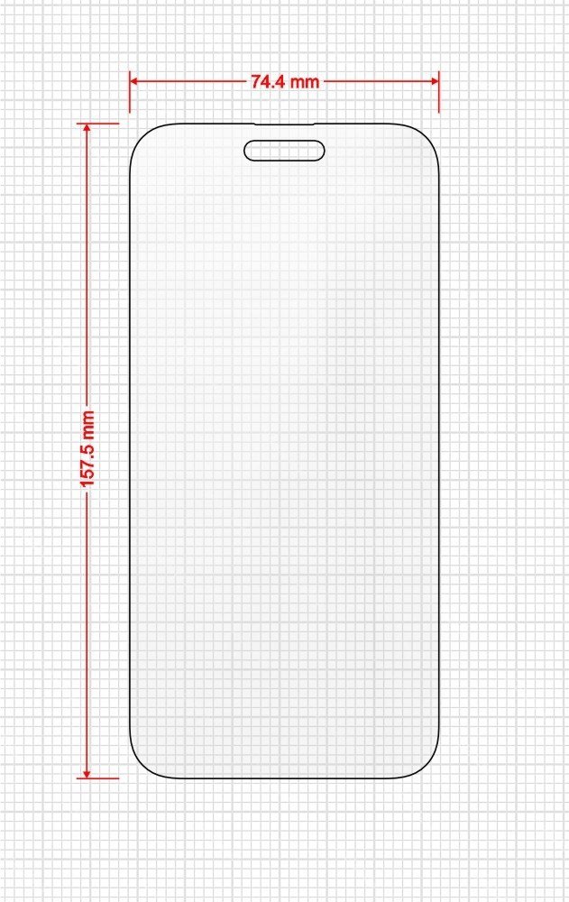 Folie mbrojtëse Grizz MatteScreen Easy për Apple iPhone 15 Plus, set 2 copë, mat