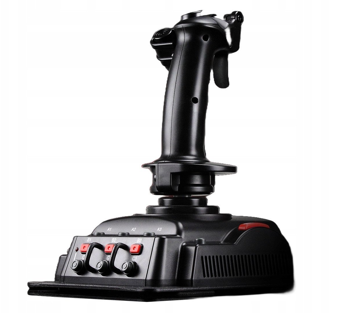 Joystick fluturimi Flashfire Cobra V6, për PC, me shumë butona, i zi