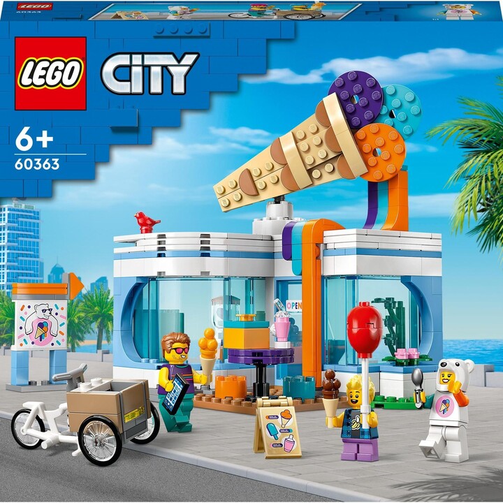 Set LEGO® City 60363 Ice Cream Shop, 296 pjesë