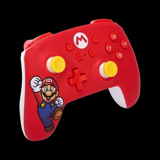 Kontroller PowerA Mario Joy, wireless, i kuq