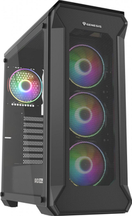 Куќиште за компјутер Genesis IRID 505 ARGB V2, Midi Tower