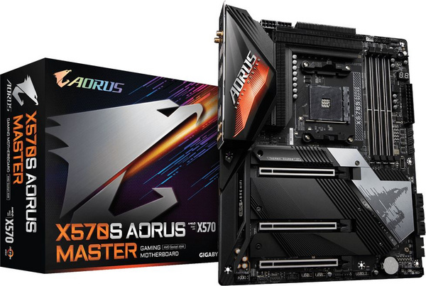 Pllakë amë Gigabyte X570S AORUS MASTER, e zezë