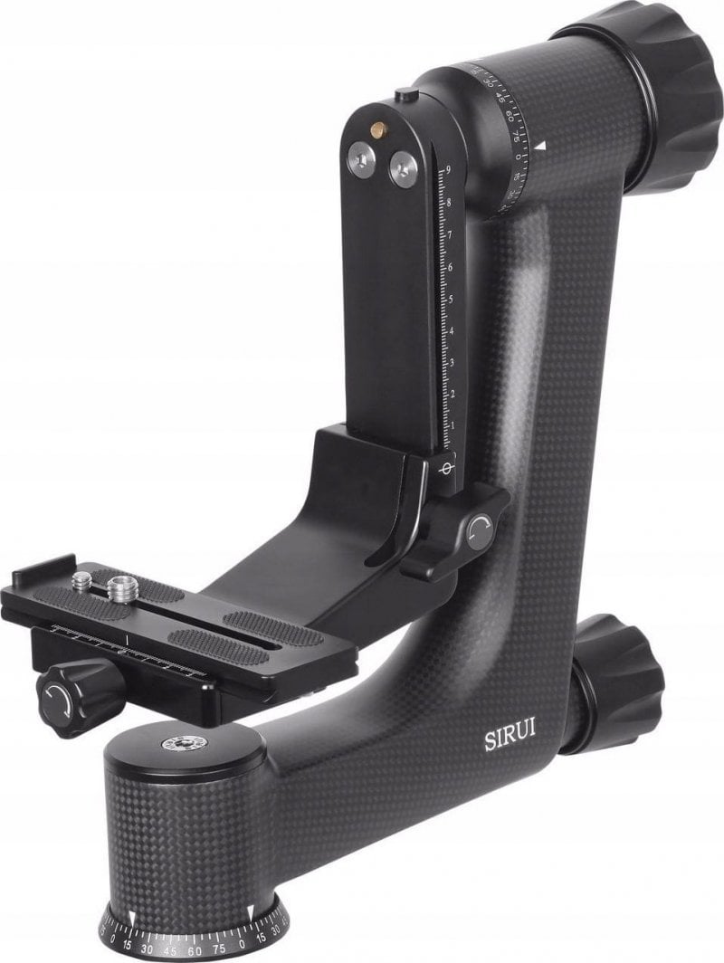 Глава гимбал Sirui PH-30 Carbon, јаглеродни влакна, капацитет 30 kg, црна
