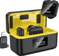 Mikrofon lavalier wireless HOCO L17, dual mic, magnetik, i zi