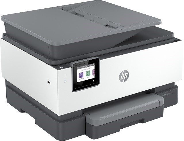 Printer multifunksional HP OfficeJet Pro 9012e, Inkjet termal, i zi