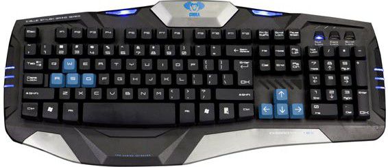 Tastierë E-Blue Combatant-EX, e argjendtë