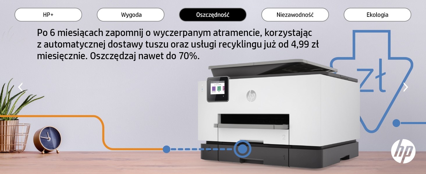 Printer multifunksional HP OfficeJet Pro 9022e, Inkjet termal, i bardhë