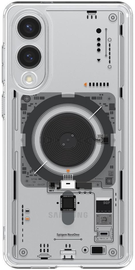 Калјоп за телефон Spigen Ultra Hybrid MagSafe Neo One, за Samsung Galaxy S25 Edge, проѕирен