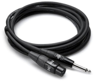 Kabllo mikrofoni Hosa Pro, REAN XLR3F në 1/4" TS, 5 m, e zezë