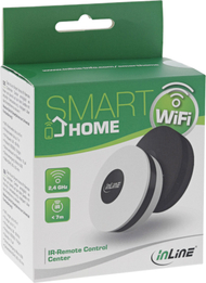 Qendër Smart Home IR INLINE SmartHome IR Control Center, Wi‑Fi 802.11b/g/n, kontroll me zë, e zezë