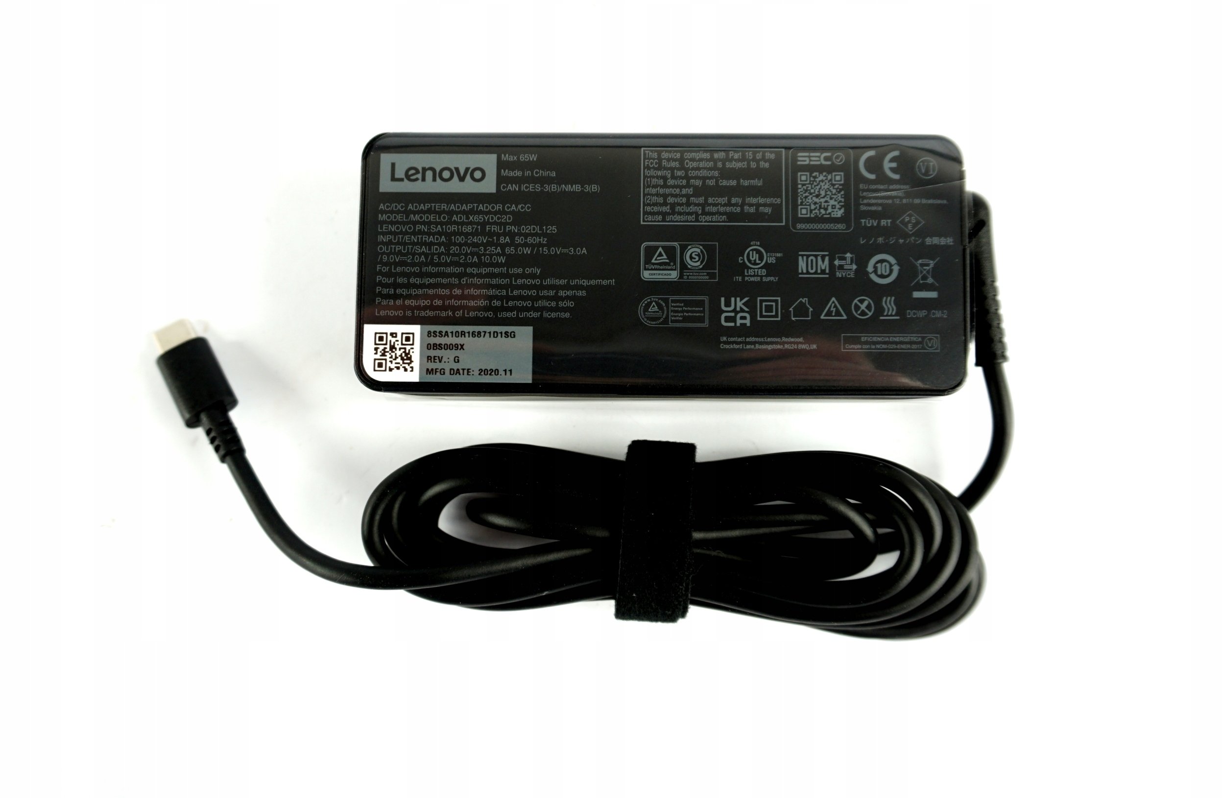 Karikues Lenovo 65W Type C, PD 3.0, i zi