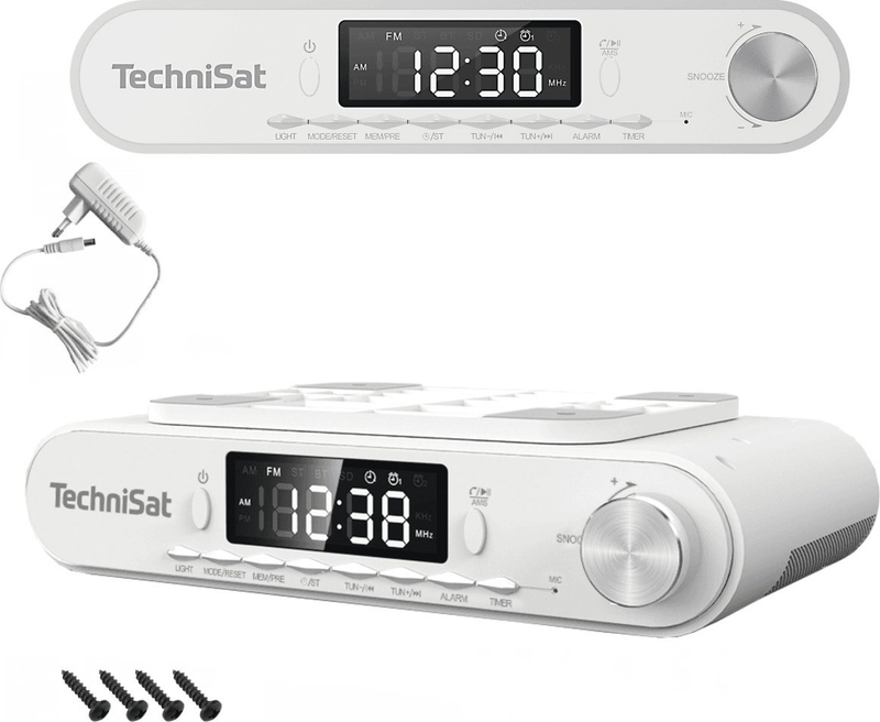 Radio kuzhine TECHNISAT KitchenRadio, FM, Bluetooth, e bardhë